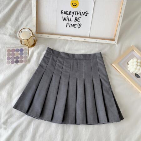 High Waist Cute Simple Pleated Short Light Skirt - Kawaiies - Adorable - Cute - Plushies - Plush - Kawaii