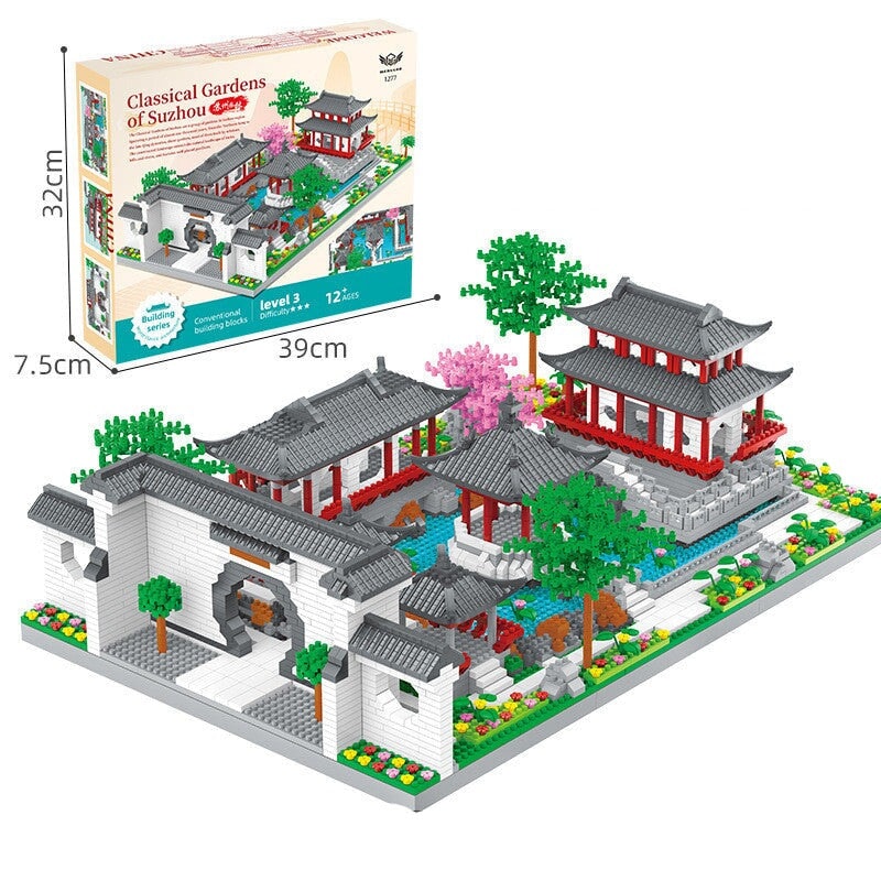 Historical Ancient Asian Village Nano Building Set - Kawaiies - Adorable - Cute - Plushies - Plush - Kawaii