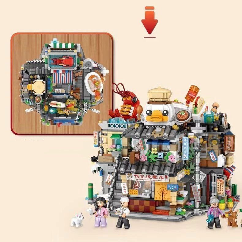 Hong Kong Restaurant Micro Building Blocks | NEW - Kawaiies - Adorable - Cute - Plushies - Plush - Kawaii