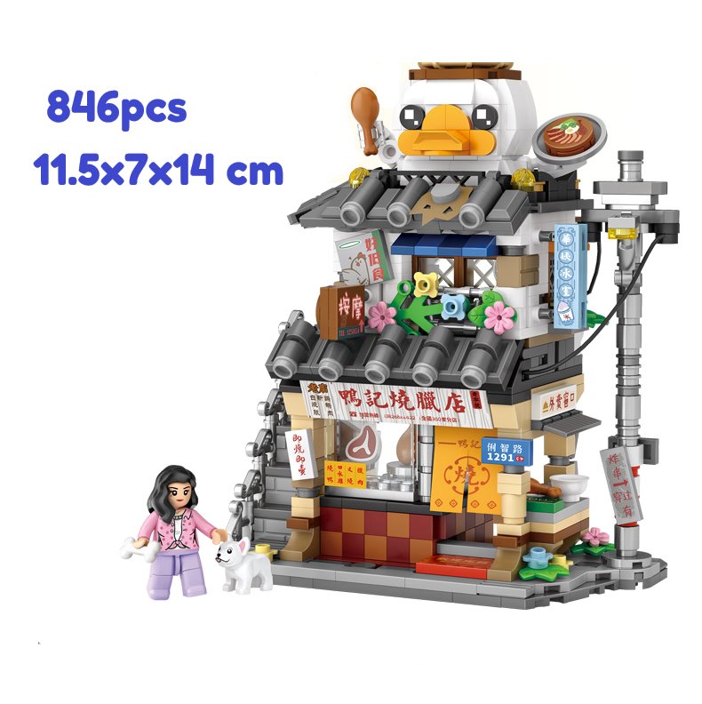 Hong Kong Restaurant Micro Building Blocks | NEW - Kawaiies - Adorable - Cute - Plushies - Plush - Kawaii