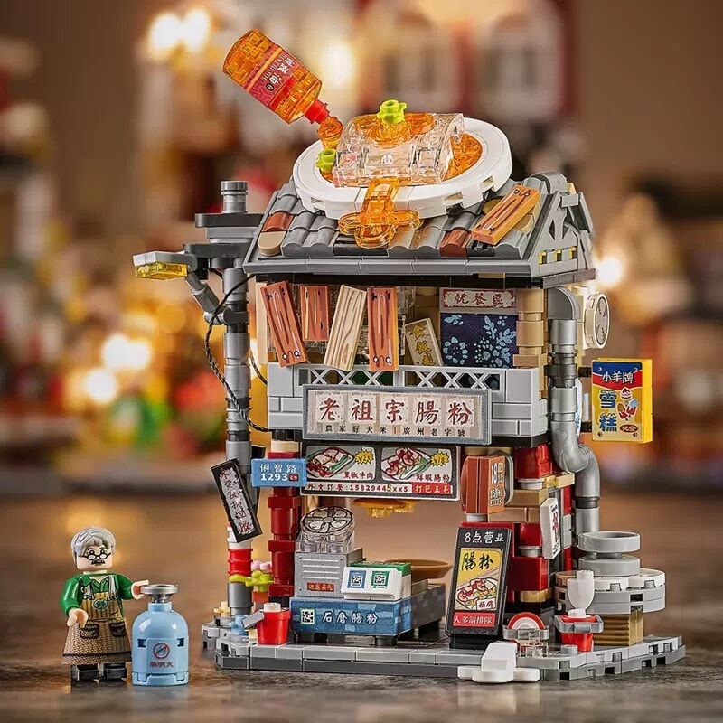 Hong Kong Restaurant Micro Building Blocks | NEW - Kawaiies - Adorable - Cute - Plushies - Plush - Kawaii