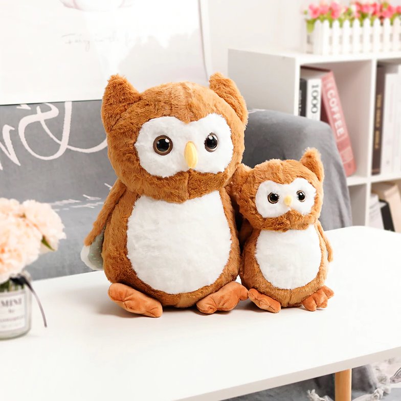 Hooting Owl Plushies - Kawaiies - Adorable - Cute - Plushies - Plush - Kawaii