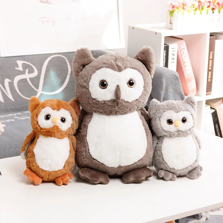 Hooting Owl Plushies - Kawaiies - Adorable - Cute - Plushies - Plush - Kawaii