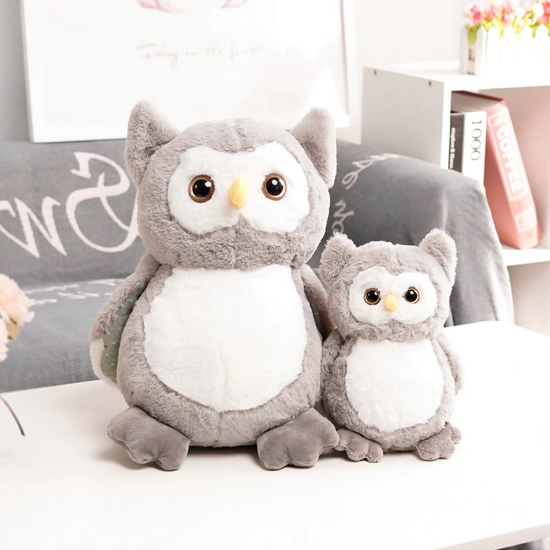 Hooting Owl Plushies - Kawaiies - Adorable - Cute - Plushies - Plush - Kawaii