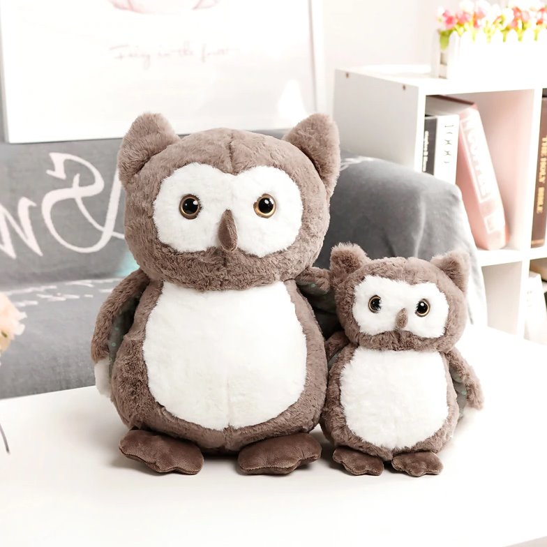 Hooting Owl Plushies - Kawaiies - Adorable - Cute - Plushies - Plush - Kawaii