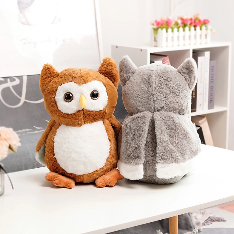 Hooting Owl Plushies - Kawaiies - Adorable - Cute - Plushies - Plush - Kawaii