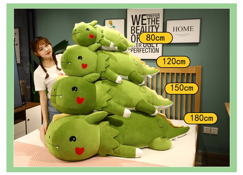 Huge Colorful Cute Dragon Plushies - Kawaiies - Adorable - Cute - Plushies - Plush - Kawaii