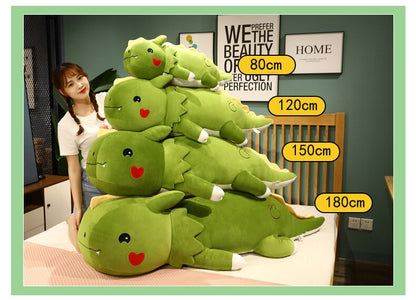 Huge Colorful Cute Dragon Plushies - Kawaiies - Adorable - Cute - Plushies - Plush - Kawaii