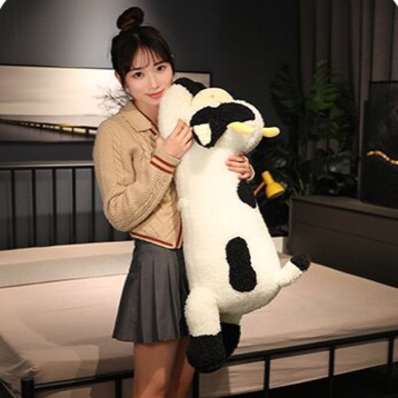 Huge Fluffy Lovely Milk Cow Plushies - Kawaiies - Adorable - Cute - Plushies - Plush - Kawaii