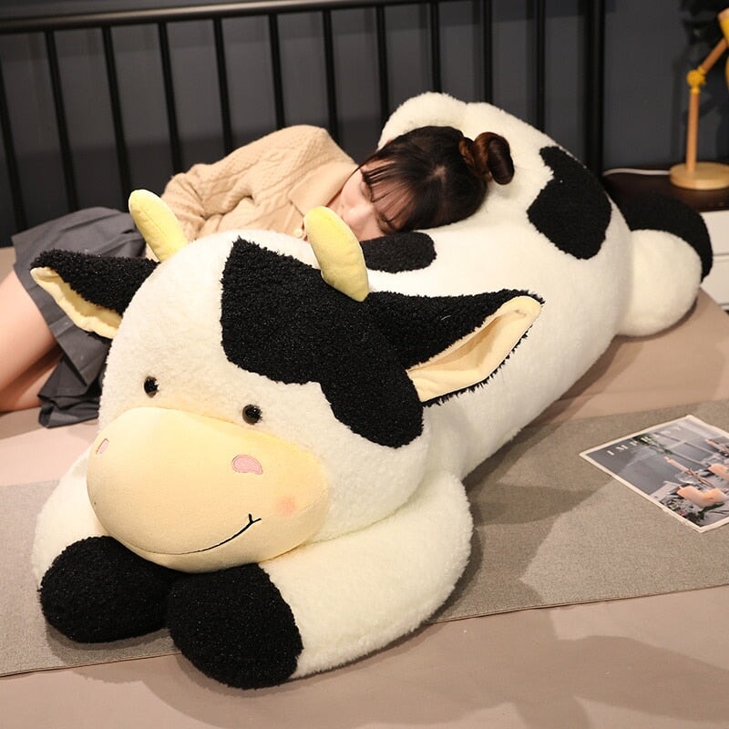 Huge Fluffy Lovely Milk Cow Plushies - Kawaiies - Adorable - Cute - Plushies - Plush - Kawaii