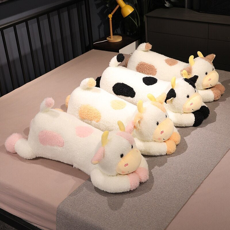 Huge Fluffy Lovely Milk Cow Plushies - Kawaiies - Adorable - Cute - Plushies - Plush - Kawaii