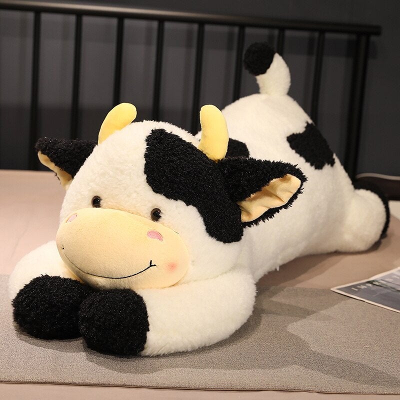 Huge Fluffy Lovely Milk Cow Plushies - Kawaiies - Adorable - Cute - Plushies - Plush - Kawaii