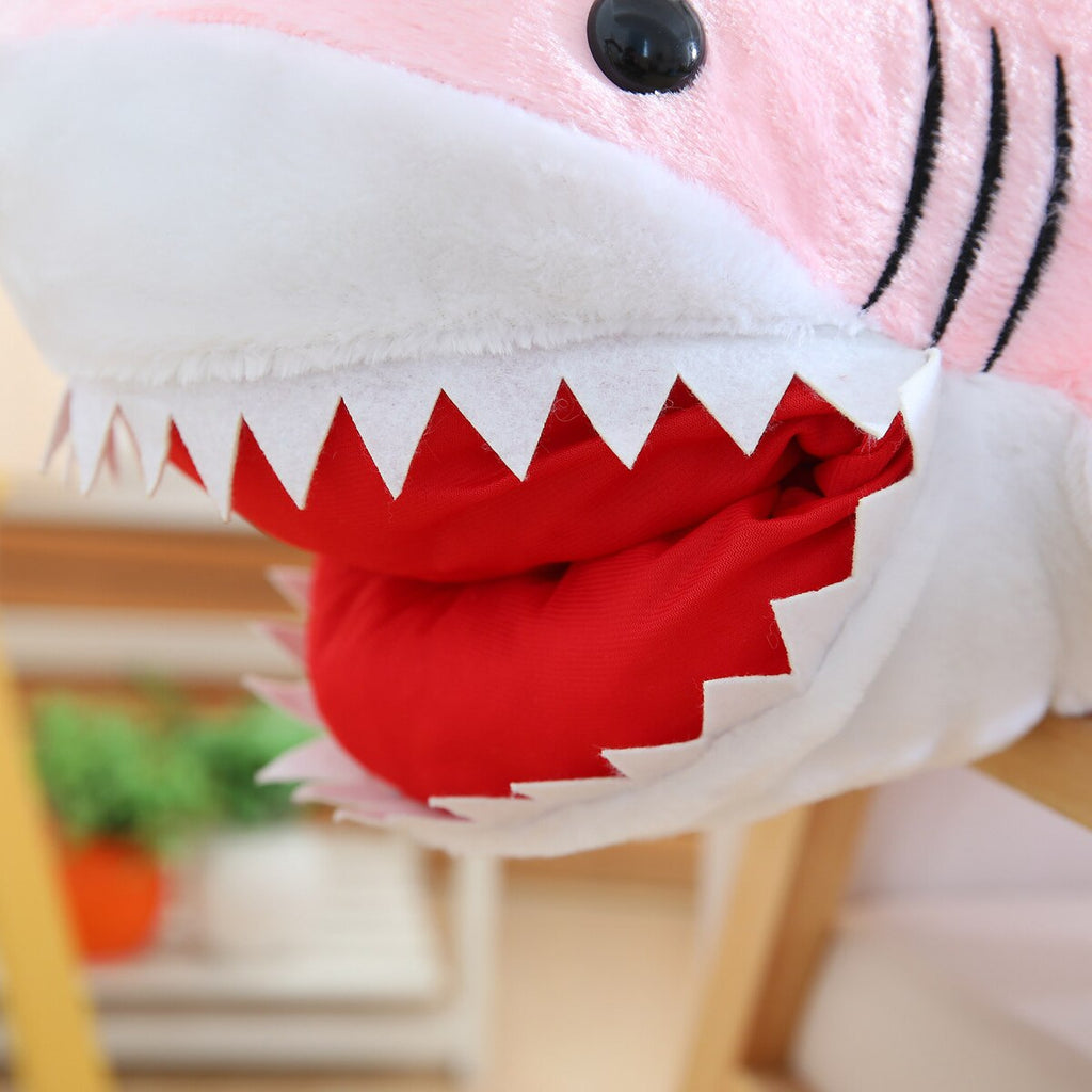 Huge Fluffy Shark Plushie - Kawaiies - Adorable - Cute - Plushies - Plush - Kawaii