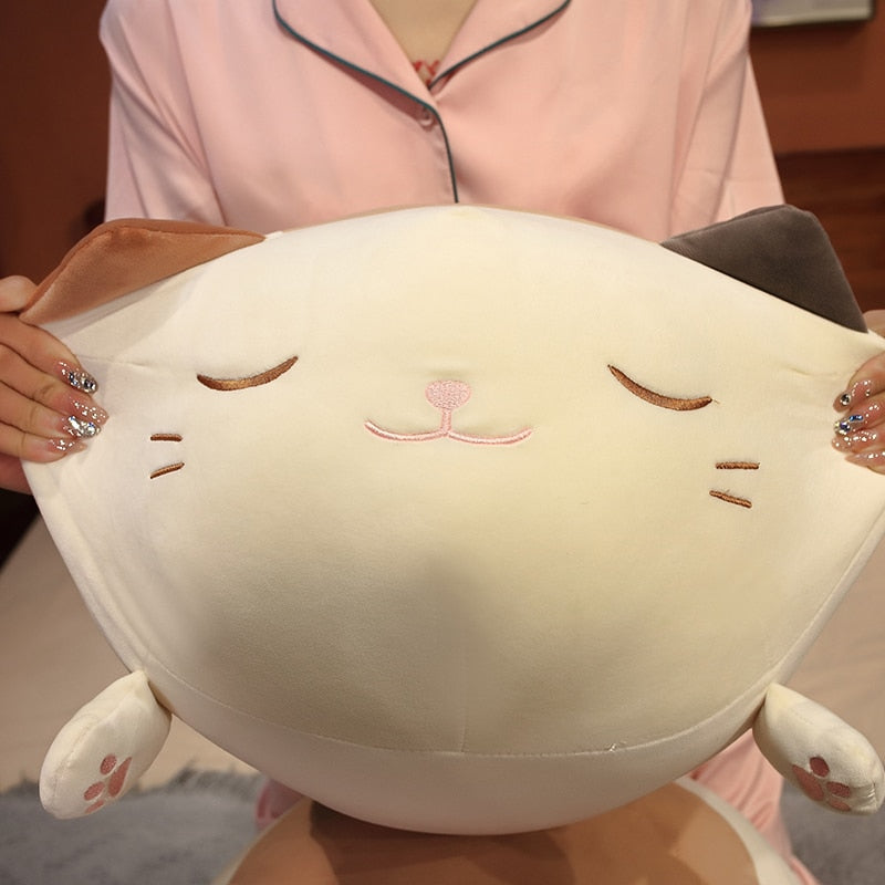 Huge Snuggly Caramel Cat Plush - Kawaiies - Adorable - Cute - Plushies - Plush - Kawaii