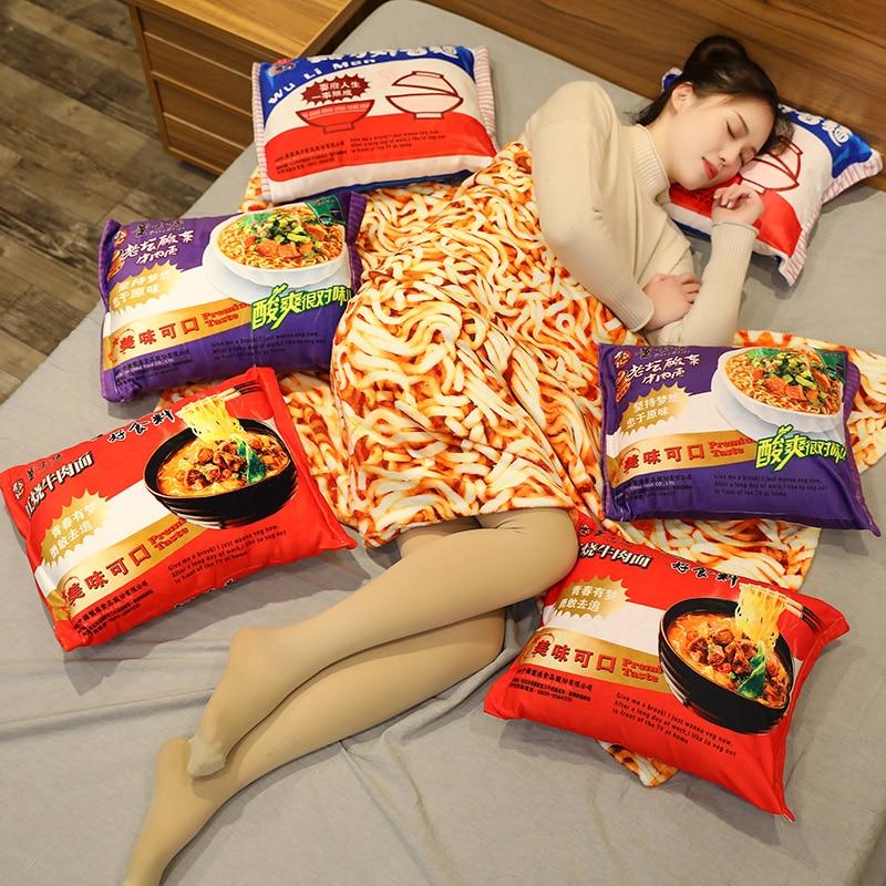 Instant Noodle Plushie Pillow - Kawaiies - Adorable - Cute - Plushies - Plush - Kawaii