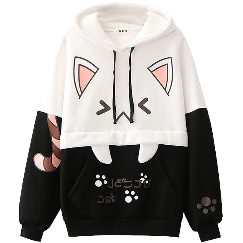 Japanese Anime Cat Hoodie – Kawaiies