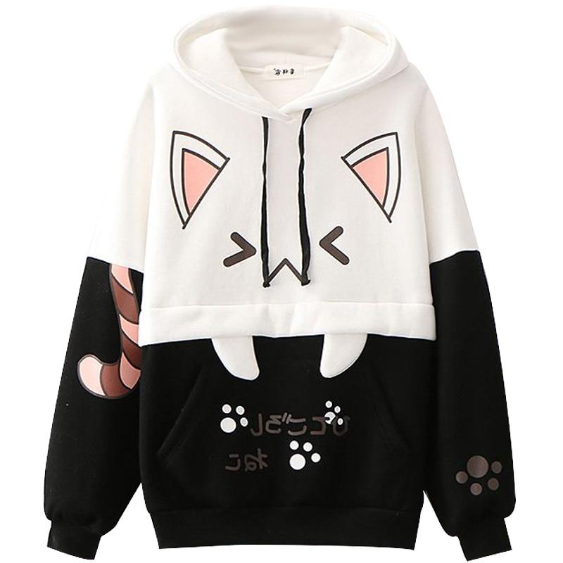 Japanese Anime Cat Hoodie - Kawaiies - Adorable - Cute - Plushies - Plush - Kawaii