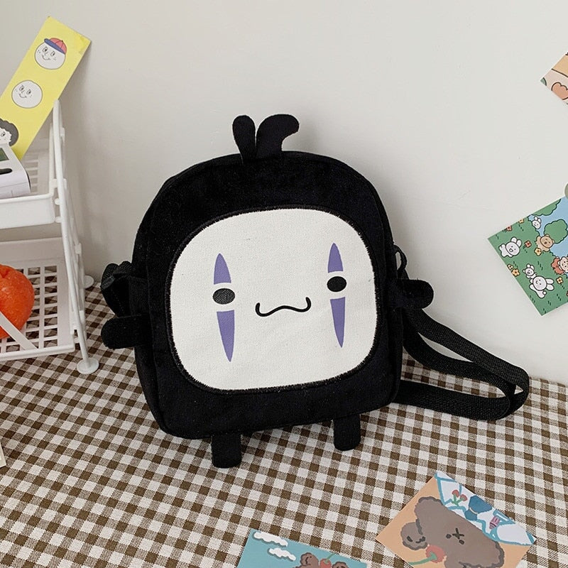 Japanese Anime No-Face Crossbody Small Bag - Kawaiies - Adorable - Cute - Plushies - Plush - Kawaii