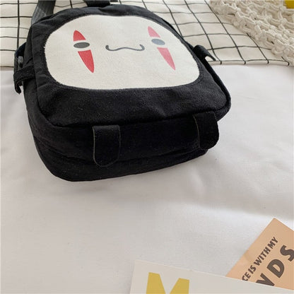 Japanese Anime No-Face Crossbody Small Bag - Kawaiies - Adorable - Cute - Plushies - Plush - Kawaii