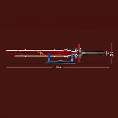 kawaiies-softtoys-plushies-kawaii-plush-Japanese Anime Red Purple Sword Building Block Build it 