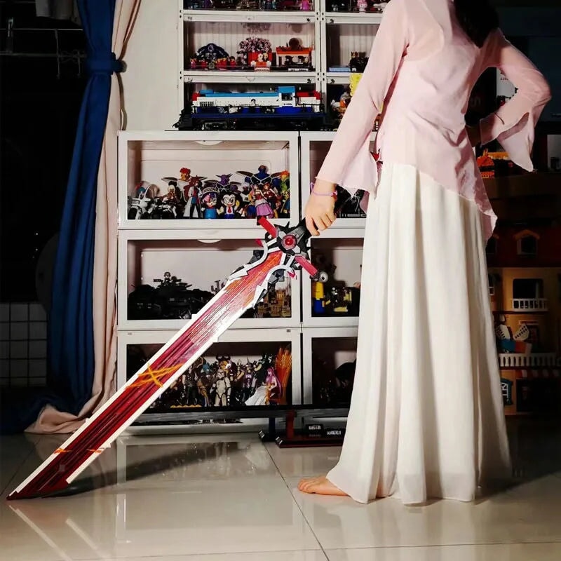 kawaiies-softtoys-plushies-kawaii-plush-Japanese Anime Red Purple Sword Building Block Build it 