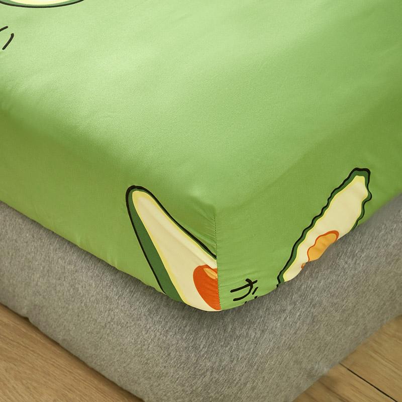 Japanese Avocado Fitted Bedsheets - Kawaiies - Adorable - Cute - Plushies - Plush - Kawaii