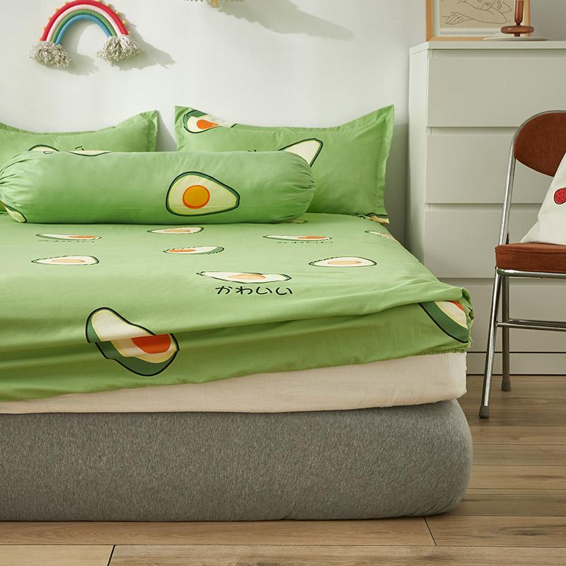 Japanese Avocado Fitted Bedsheets - Kawaiies - Adorable - Cute - Plushies - Plush - Kawaii