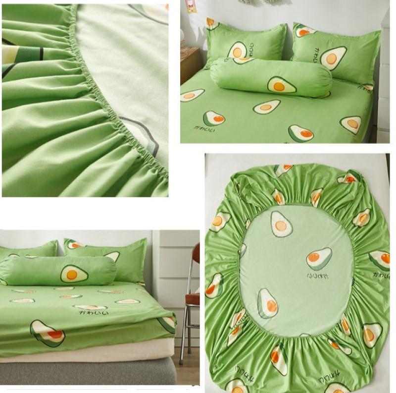 Japanese Avocado Fitted Bedsheets - Kawaiies - Adorable - Cute - Plushies - Plush - Kawaii