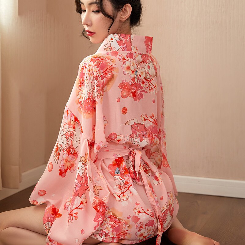 bagage Gnide scaring Japanese Cherry Blossom Sakura Pink Kimono – Kawaiies