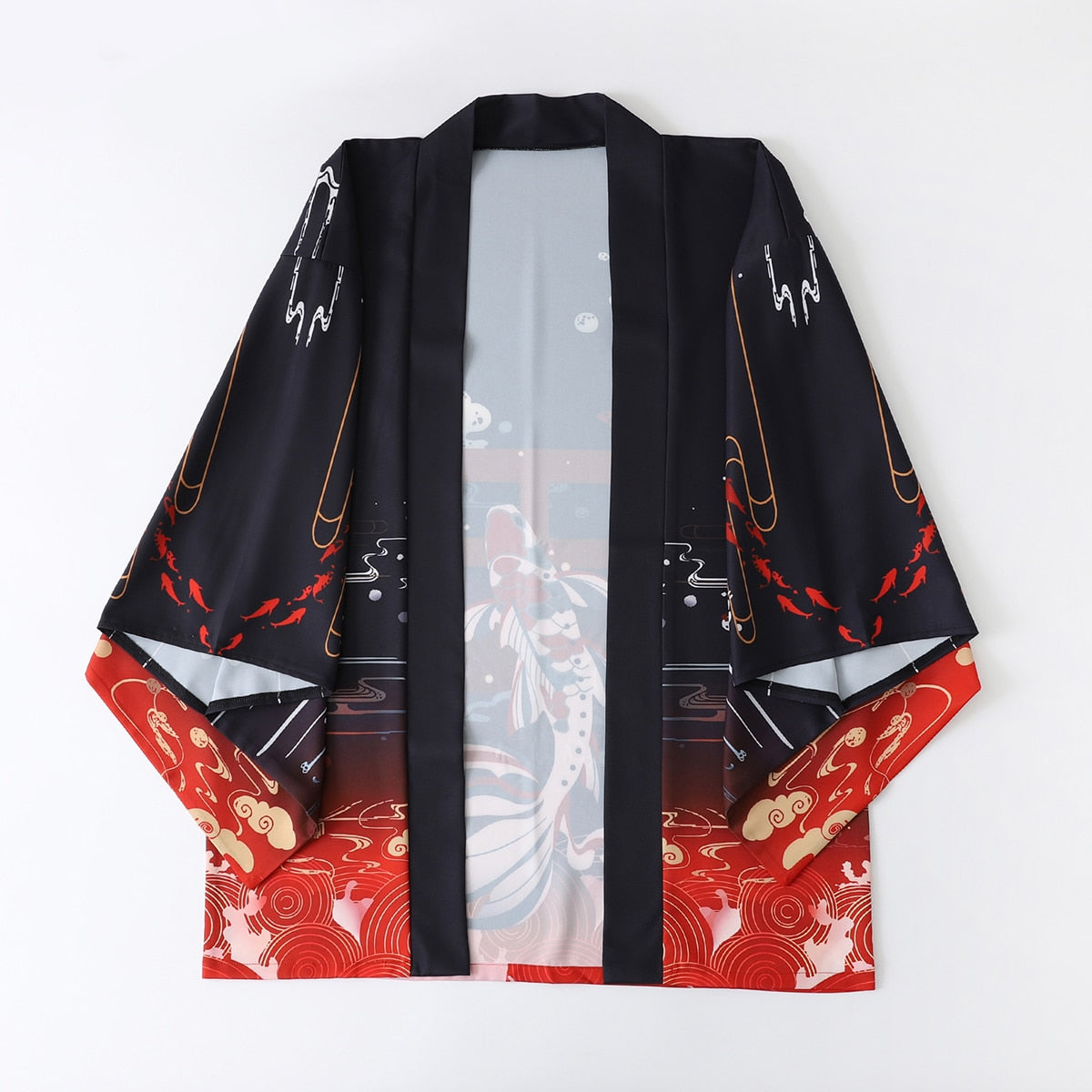 Japanese Great Koi of Torii Gate Women's Kimono Cardigan – Kawaiies