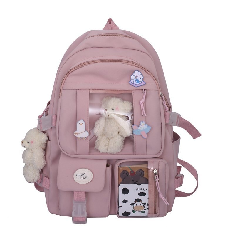 Japanese High School Backpack Bag - Kawaiies - Adorable - Cute - Plushies - Plush - Kawaii