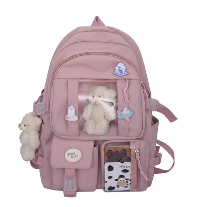 Japanese High School Backpack Bag - Kawaiies - Adorable - Cute - Plushies - Plush - Kawaii