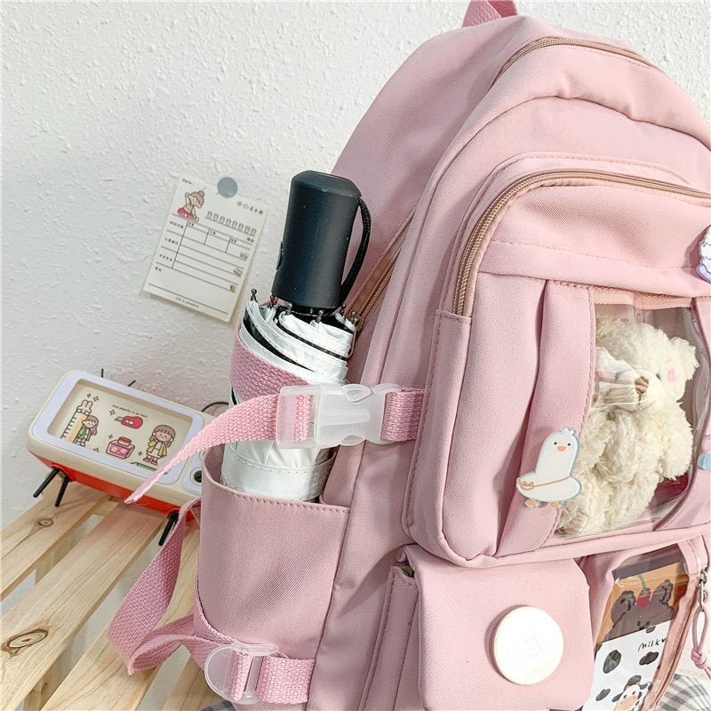 Japanese High School Backpack Bag - Kawaiies - Adorable - Cute - Plushies - Plush - Kawaii