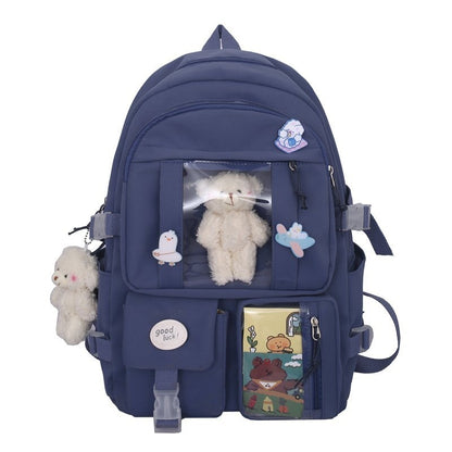 Japanese High School Backpack Bag - Kawaiies - Adorable - Cute - Plushies - Plush - Kawaii