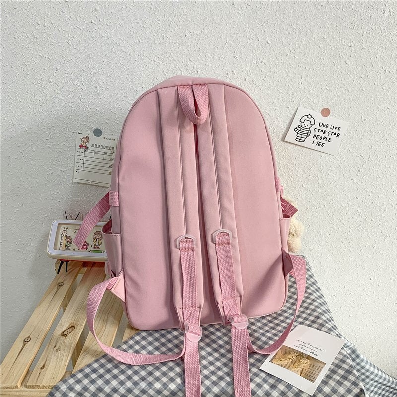 Japanese High School Backpack Bag - Kawaiies - Adorable - Cute - Plushies - Plush - Kawaii