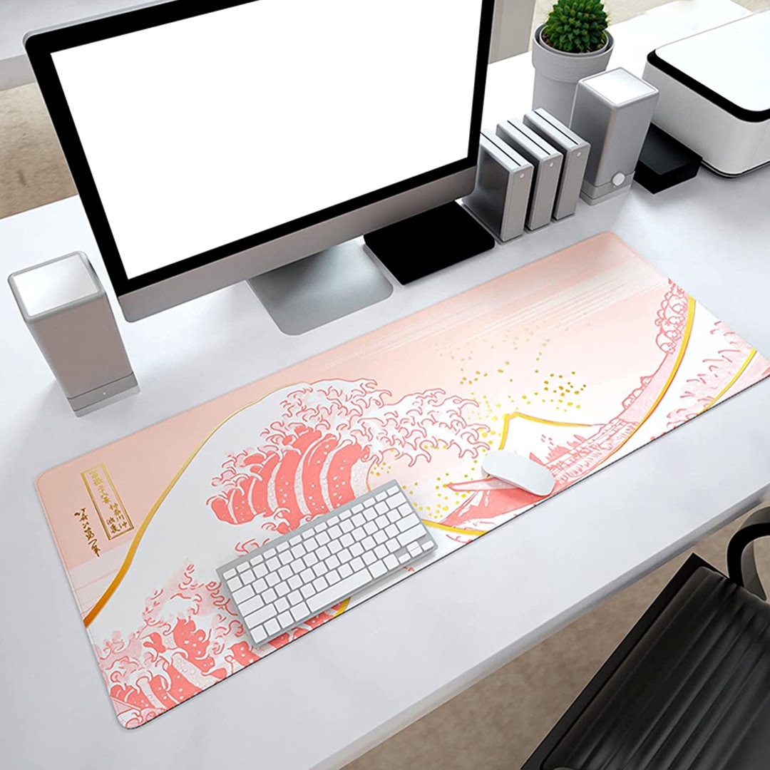 The Great Wave off Kanagawa Large Mouse Pad Collection – Kawaiies