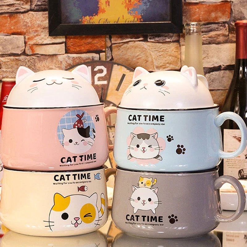 Japanese Kawaiies Instant Noodles Cat Bowl - Kawaiies - Adorable - Cute - Plushies - Plush - Kawaii