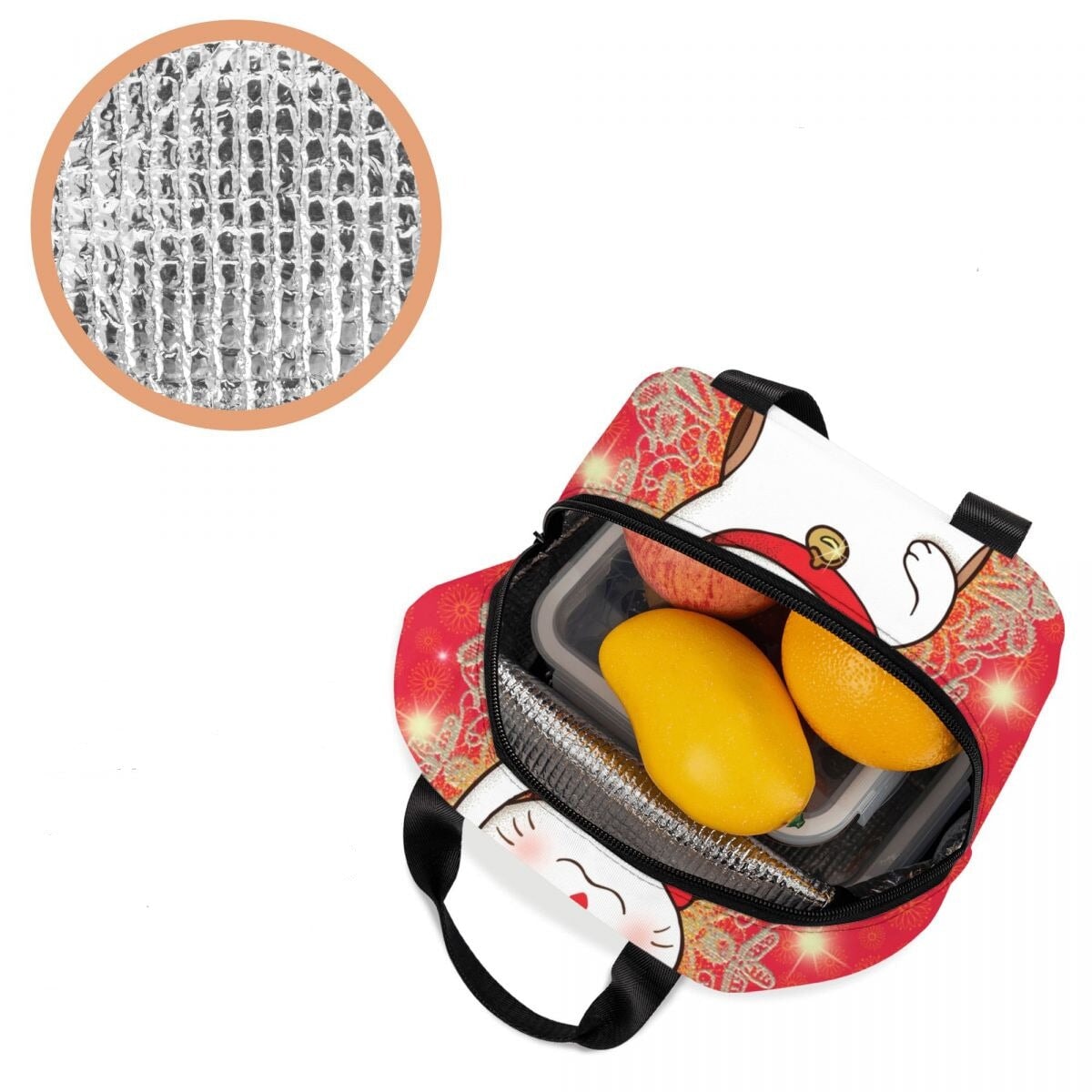 kawaiies-softtoys-plushies-kawaii-plush-Japanese Lucky Cat Lunch Bag Bag 