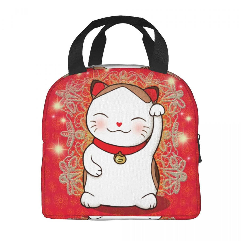 kawaiies-softtoys-plushies-kawaii-plush-Japanese Lucky Cat Lunch Bag Bag 