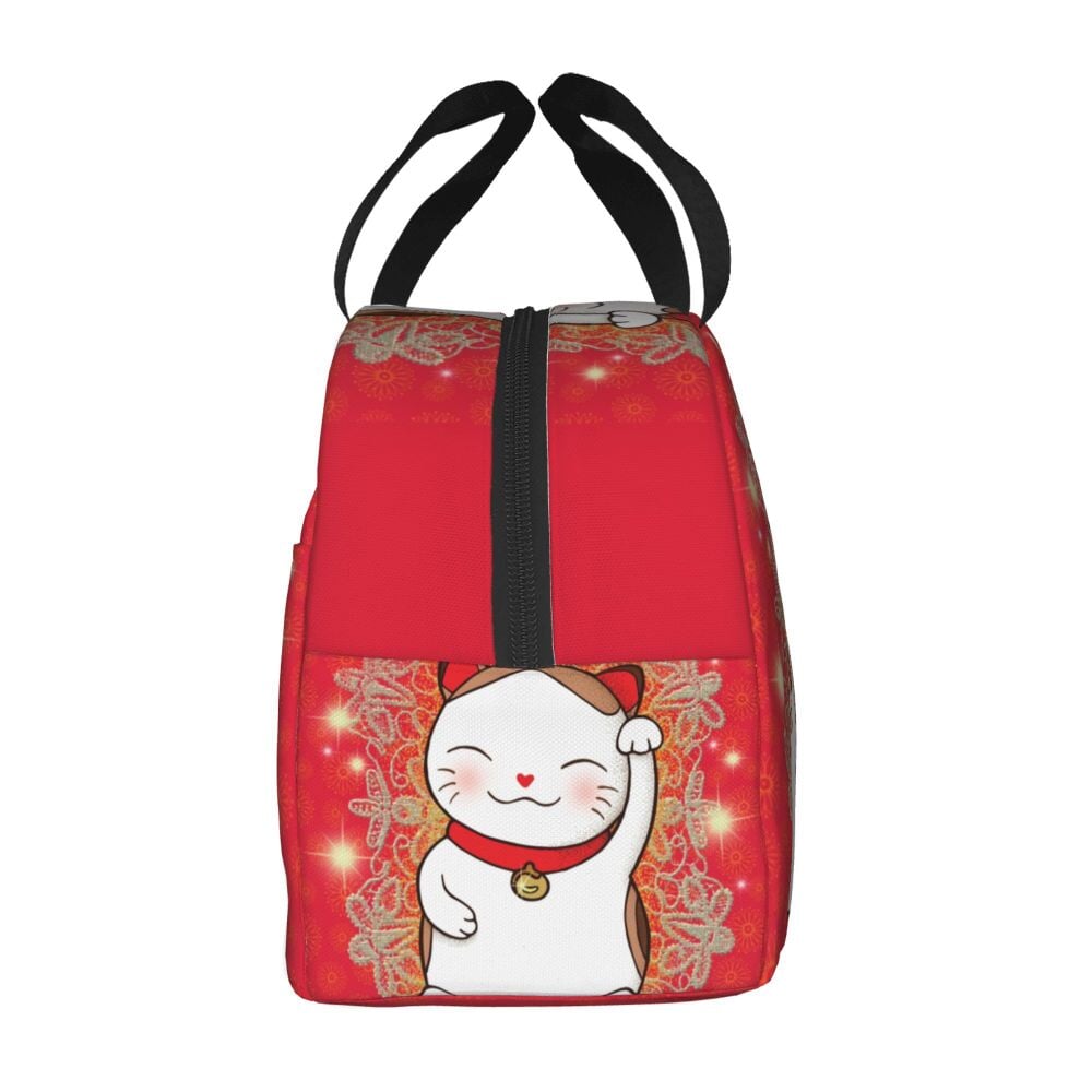 kawaiies-softtoys-plushies-kawaii-plush-Japanese Lucky Cat Lunch Bag Bag 