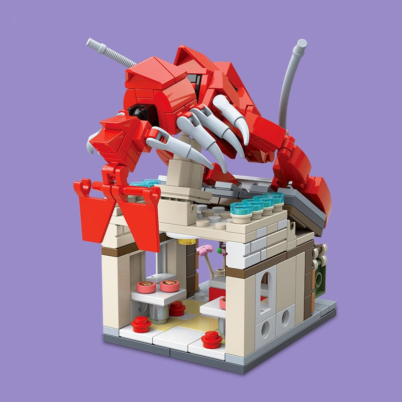 Japanese Micro Seafood Street Stalls Building Sets - Kawaiies - Adorable - Cute - Plushies - Plush - Kawaii