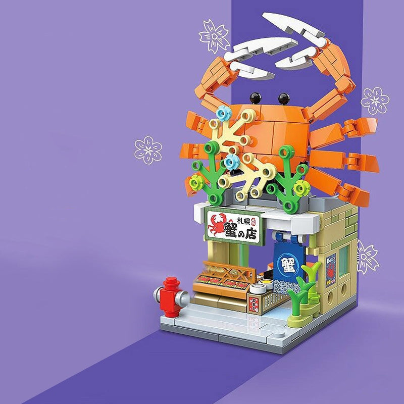 Japanese Micro Seafood Street Stalls Building Sets - Kawaiies - Adorable - Cute - Plushies - Plush - Kawaii