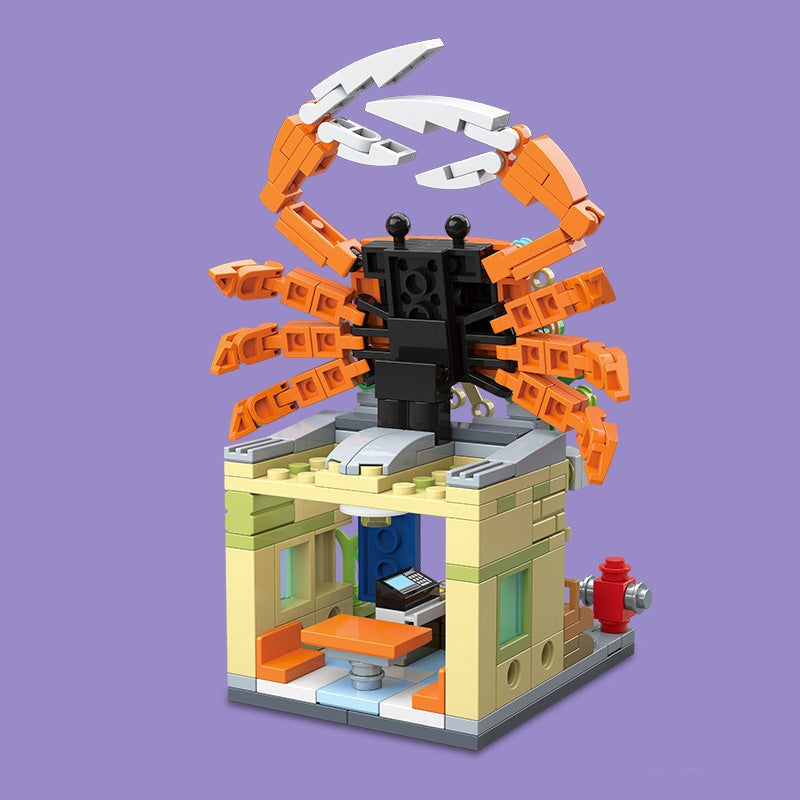 Japanese Micro Seafood Street Stalls Building Sets - Kawaiies - Adorable - Cute - Plushies - Plush - Kawaii