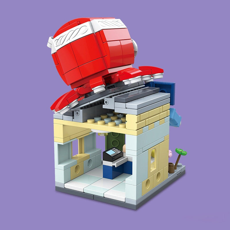 Japanese Micro Seafood Street Stalls Building Sets - Kawaiies - Adorable - Cute - Plushies - Plush - Kawaii