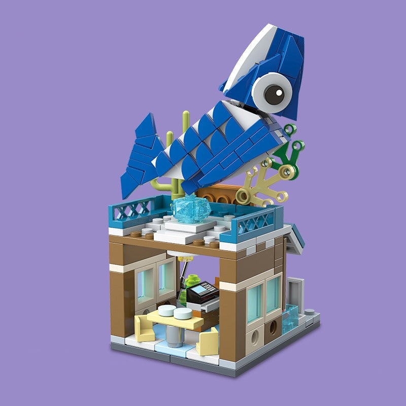 Japanese Micro Seafood Street Stalls Building Sets - Kawaiies - Adorable - Cute - Plushies - Plush - Kawaii