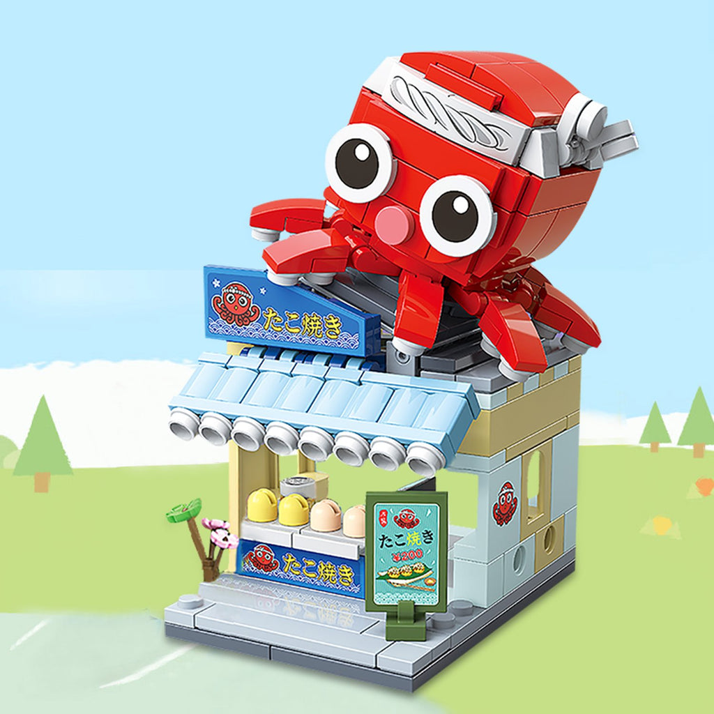 Japanese Micro Seafood Street Stalls Building Sets - Kawaiies - Adorable - Cute - Plushies - Plush - Kawaii