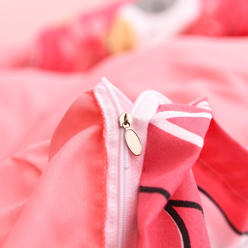 Japanese Pink Cats Bedding Set without Bed Flat Sheet - Kawaiies - Adorable - Cute - Plushies - Plush - Kawaii