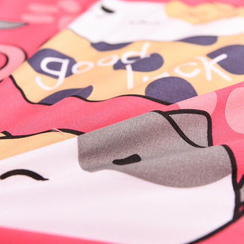 Japanese Pink Cats Bedding Set without Bed Flat Sheet - Kawaiies - Adorable - Cute - Plushies - Plush - Kawaii