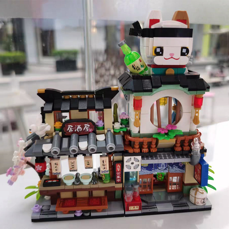 Japanese Ramen Bar Seafood Store Micro Building Sets - Kawaiies - Adorable - Cute - Plushies - Plush - Kawaii