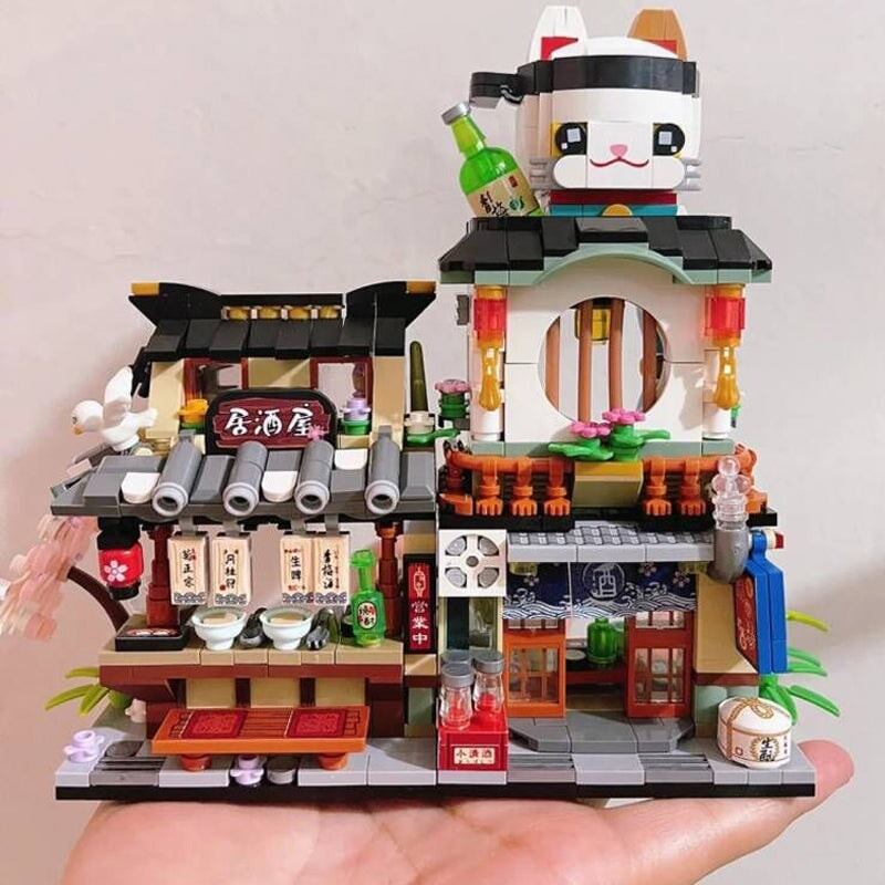 Japanese Ramen Bar Seafood Store Micro Building Sets - Kawaiies - Adorable - Cute - Plushies - Plush - Kawaii